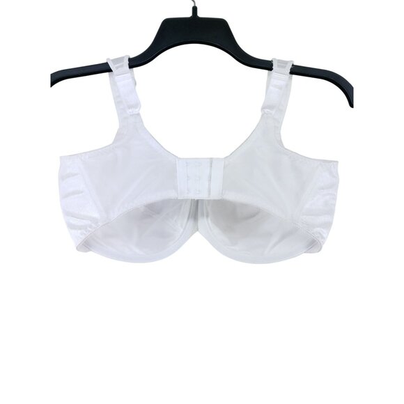 Bali Satin Tracings Bra 36G White Full Figure Minimizer Underwire - Picture 2 of 6